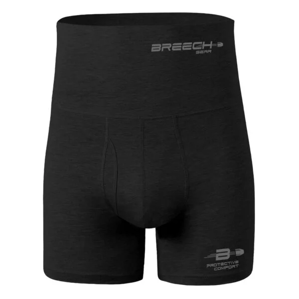Breech Gear mid-waisted boxer briefs | Stealth Black | Conceal Carry Underwear