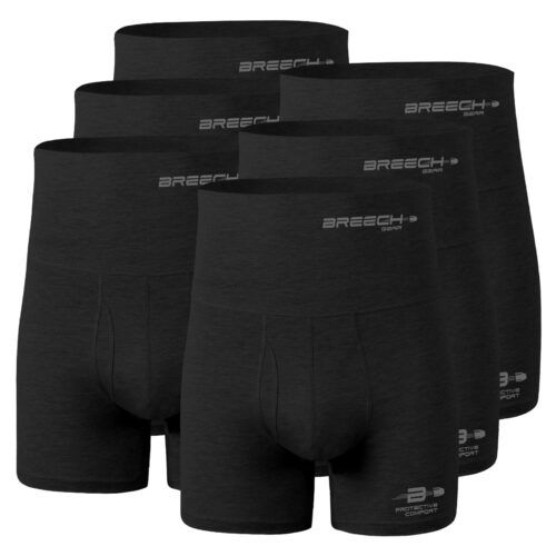 Breech Boxer Briefs - Stealth Black 6 Pack