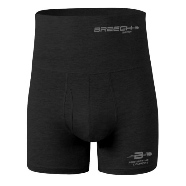 Breech Gear mid-waisted boxer briefs | Stealth Black | Conceal Carry Underwear