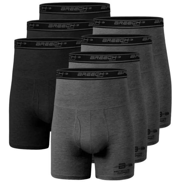 Breech Gear EXP Series mid-waisted boxer briefs 6" | Conceal Carry Underwear
