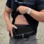 Breech Gear Mid-Rise series Black EXP concealed carry boxer briefs protects your skin from your IWB holster and firearm grip.